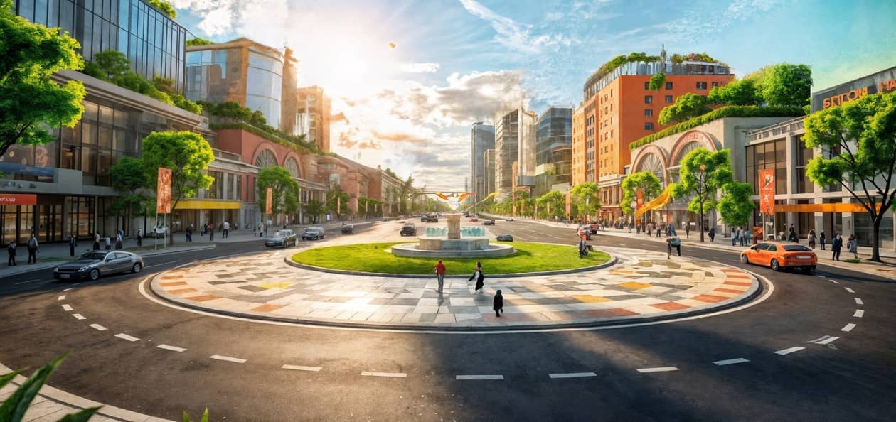 City roundabout